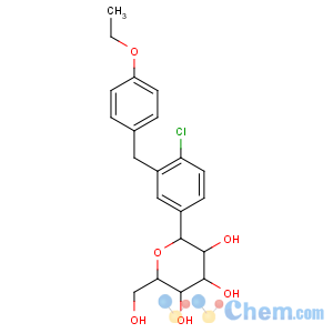 CAS No:461432-26-8 (2S,3R,4R,5S,<br />6R)-2-[4-chloro-3-[(4-ethoxyphenyl)methyl]phenyl]-6-(hydroxymethyl)<br />oxane-3,4,5-triol