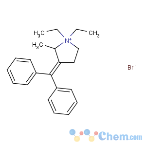 CAS No:4630-95-9 3-benzhydrylidene-1,1-diethyl-2-methylpyrrolidin-1-ium