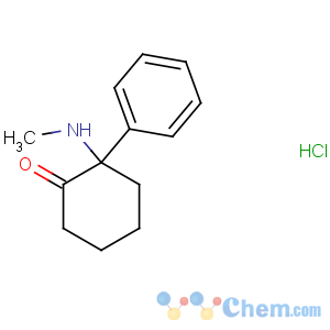 CAS No:4631-27-0 Cyclohexanone,2-(methylamino)-2-phenyl-, hydrochloride (1:1)