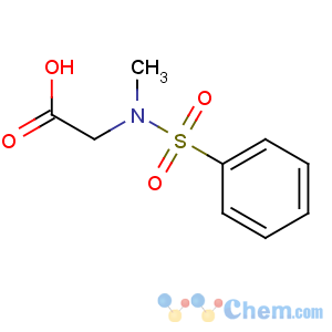 CAS No:46376-16-3 2-[benzenesulfonyl(methyl)amino]acetic acid