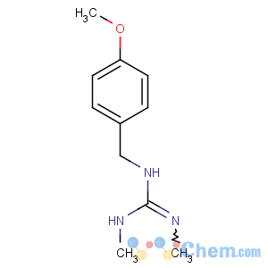 CAS No:46464-11-3 1-[(4-methoxyphenyl)methyl]-2,3-dimethylguanidine