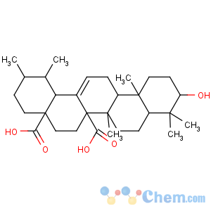CAS No:465-74-7 Urs-12-ene-27,28-dioic acid, 3-beta-hydroxy-