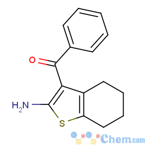 CAS No:4651-72-3 (2-AMINO-4,5,6,7-TETRAHYDRO-BENZO[B]THIOPHEN-3-YL)-PHENYL-METHANONE