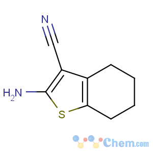 CAS No:4651-91-6 2-amino-4,5,6,7-tetrahydro-1-benzothiophene-3-carbonitrile