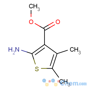 CAS No:4651-93-8 3-Thiophenecarboxylicacid, 2-amino-4,5-dimethyl-, methyl ester