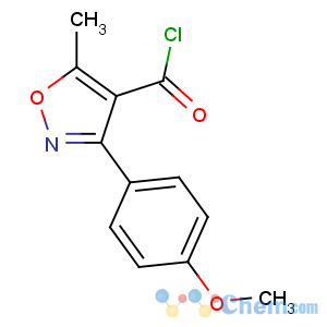 CAS No:465514-03-8 3-(4-methoxyphenyl)-5-methyl-1,2-oxazole-4-carbonyl chloride