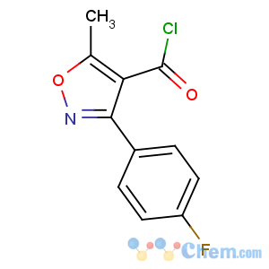 CAS No:465514-05-0 3-(4-fluorophenyl)-5-methyl-1,2-oxazole-4-carbonyl chloride