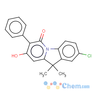 CAS No:465540-70-9 2-Chloro-8-hydroxy-10,10-dimethyl-7-phenyl-10H-pyrido[1,2-a]indol-6-one