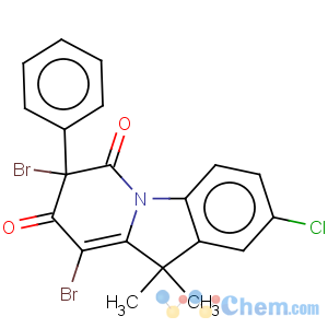 CAS No:465540-79-8 7,9-Dibromo-2-chloro-10,10-dimethyl-7-phenyl-10H-pyrido[1,2-a]indole-6,8-dione