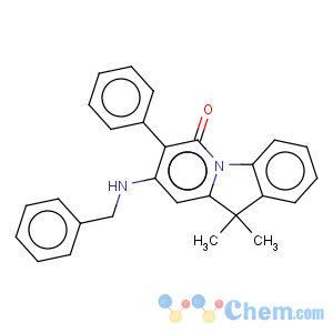 CAS No:465540-85-6 8-Benzylamino-10,10-dimethyl-7-phenyl-10H-pyrido[1,2-a]indol-6-one