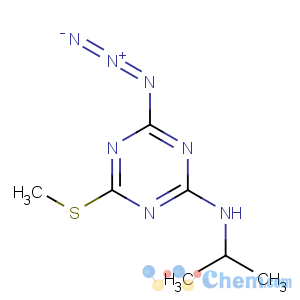 CAS No:4658-28-0 4-azido-6-methylsulfanyl-N-propan-2-yl-1,3,5-triazin-2-amine