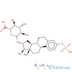CAS No:4661-65-8 b-D-Glucopyranosiduronic acid, (16a,17b)-17-hydroxy-3-(sulfooxy)estra-1,3,5(10)-trien-16-yl(9CI)