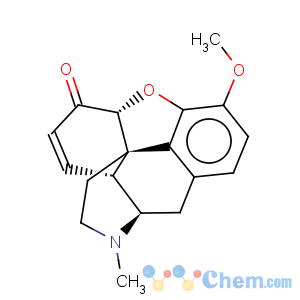 CAS No:467-13-0 Morphinan-6-one,7,8-didehydro-4,5-epoxy-3-methoxy-17-methyl-, (5a)-