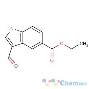 CAS No:467458-46-4 ethyl 3-formyl-1H-indole-5-carboxylate