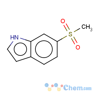 CAS No:467461-40-1 6-(methylsulfonyl)-1h-indole
