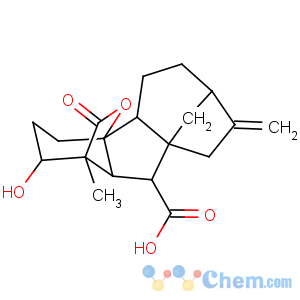 CAS No:468-44-0 Gibbane-1,10-dicarboxylicacid, 2,4a-dihydroxy-1-methyl-8-methylene-, 1,4a-lactone, (1a,2b,4aa,4bb,10b)-