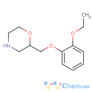 CAS No:46817-91-8 2-[(2-ethoxyphenoxy)methyl]morpholine