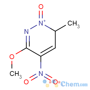 CAS No:4683-87-8 3-methoxy-6-methyl-4-nitro-1-oxo-1,6-dihydropyridazin-1-ium
