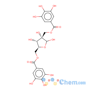 CAS No:469-32-9 D-Ribose,2-C-[[(3,4,5-trihydroxybenzoyl)oxy]methyl]-, 5-(3,4,5-trihydroxybenzoate)