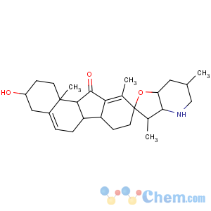 CAS No:469-59-0 Spiro[9H-benzo[a]fluorene-9,2'(3'H)-furo[3,2-b]pyridin]-11(1H)-one,2,3,3'a,4,4',5',6,6',6a,6b,7,7',7'a,8,11a,11b-hexadecahydro-3-hydroxy-3',6',10,11b-tetramethyl-,(2'R,3S,3'R,3'aS,6'S,6aS,6bS,7'aR,11aS,11bR)-