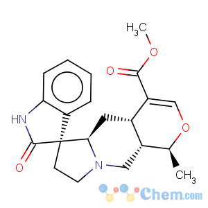 CAS No:4697-68-1 Spiro[3H-indole-3,6'(4'aH)-[1H]pyrano[3,4-f]indolizine]-4'-carboxylicacid, 1,2,5',5'a,7',8',10',10'a-octahydro-1'-methyl-2-oxo-, methyl ester,(1'S,3S,4'aS,5'aR,10'aS)-