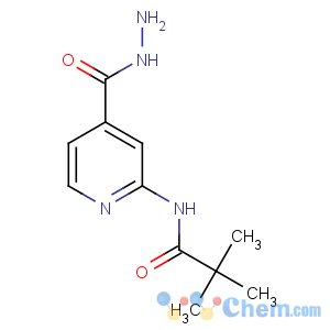CAS No:470463-39-9 N-[4-(hydrazinecarbonyl)pyridin-2-yl]-2,2-dimethylpropanamide