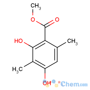 CAS No:4707-47-5 methyl 2,4-dihydroxy-3,6-dimethylbenzoate