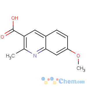 CAS No:470702-34-2 7-methoxy-2-methylquinoline-3-carboxylic acid