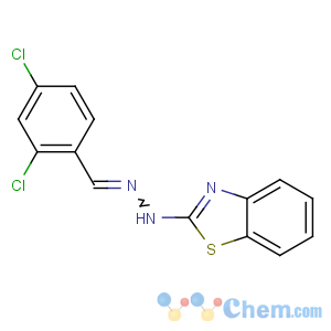 CAS No:47087-37-6 N-[(2,4-dichlorophenyl)methylideneamino]-1,3-benzothiazol-2-amine