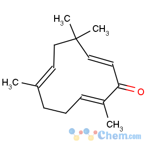 CAS No:471-05-6 2,6,10-Cycloundecatrien-1-one,2,6,9,9-tetramethyl-, (2E,6E,10E)-