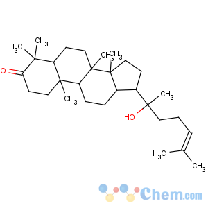 CAS No:471-69-2 (5R,8R,9R,10R,13R,14R,17S)-17-[(2S)-2-hydroxy-6-methylhept-5-en-2-yl]-4,<br />4,8,10,14-pentamethyl-1,2,5,6,7,9,11,12,13,15,16,<br />17-dodecahydrocyclopenta[a]phenanthren-3-one