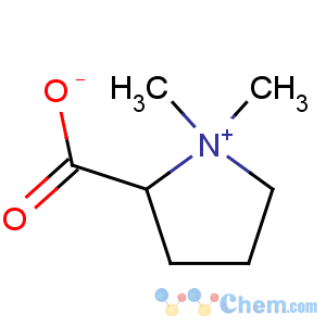 CAS No:471-87-4 Pyrrolidinium,2-carboxy-1,1-dimethyl-, inner salt, (2S)-