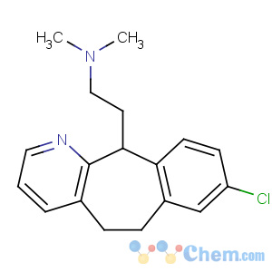 CAS No:47135-88-6 2-(8-chloro-6,11-dihydro-5H-benzo[1,2]cyclohepta[2,4-b]pyridin-11-yl)-N,<br />N-dimethylethanamine