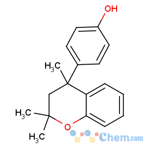 CAS No:472-41-3 4-(2,2,4-trimethyl-3H-chromen-4-yl)phenol