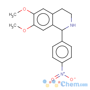 CAS No:47281-61-8 Isoquinoline,1,2,3,4-tetrahydro-6,7-dimethoxy-1-(4-nitrophenyl)-