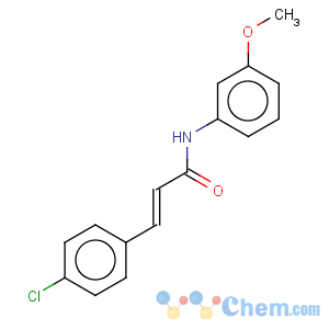 CAS No:472981-92-3 2-Propenamide,3-(4-chlorophenyl)-N-(3-methoxyphenyl)-