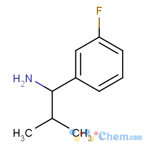 CAS No:473733-18-5 (1R)-1-(3-fluorophenyl)-2-methylpropan-1-amine