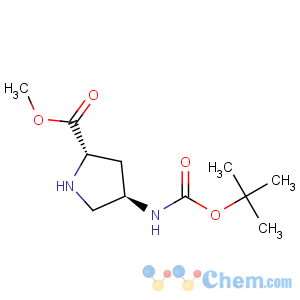 CAS No:473806-21-2 L-Proline,4-[[(1,1-dimethylethoxy)carbonyl]amino]-, methyl ester, (4R)-