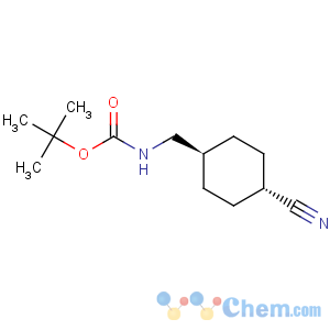 CAS No:473923-79-4 trans-4-n-boc-aminomethyl-cyclohexanecarbonitrile
