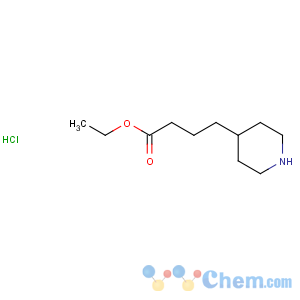 CAS No:473987-07-4 4-Piperidinebutanoicacid, ethyl ester, hydrochloride (1:1)