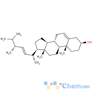 CAS No:474-67-9 Ergosta-5,22-dien-3-ol,(3b,22E)-