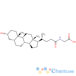 CAS No:474-74-8 Glycine, N-[(3a,5b)-3-hydroxy-24-oxocholan-24-yl]-
