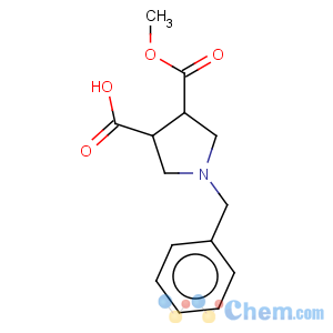 CAS No:474317-64-1 3,4-Pyrrolidinedicarboxylicacid, 1-(phenylmethyl)-, 3-methyl ester