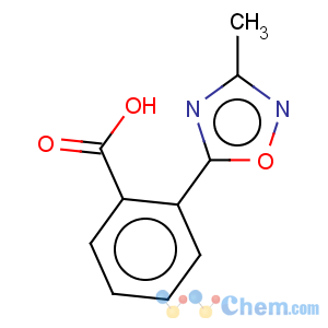 CAS No:475105-77-2 Benzoic acid,2-(3-methyl-1,2,4-oxadiazol-5-yl)-