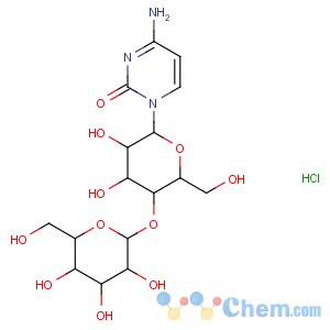 CAS No:4752-89-0 Cytosine, 1-(4-O-b-D-galactopyranosyl-b-D-glucopyranosyl)-,monohydrochloride (8CI)