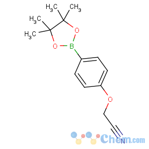 CAS No:475272-13-0 2-[4-(4,4,5,5-tetramethyl-1,3,2-dioxaborolan-2-yl)phenoxy]acetonitrile