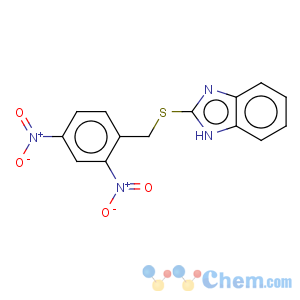CAS No:475977-79-8 1H-Benzimidazole,2-[[(2,4-dinitrophenyl)methyl]thio]-