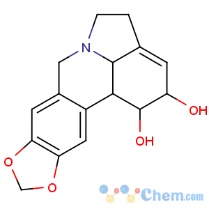 CAS No:476-28-8 1H-[1,3]Dioxolo[4,5-j]pyrrolo[3,2,1-de]phenanthridine-1,2-diol,2,4,5,7,12b,12c-hexahydro-, (1S,2S,12bS,12cS)-