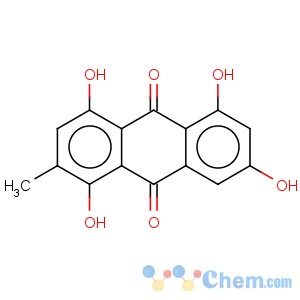 CAS No:476-46-0 9,10-Anthracenedione,1,4,5,7-tetrahydroxy-2-methyl-