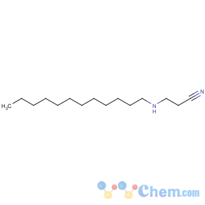 CAS No:4763-40-0 Propanenitrile,3-(dodecylamino)-